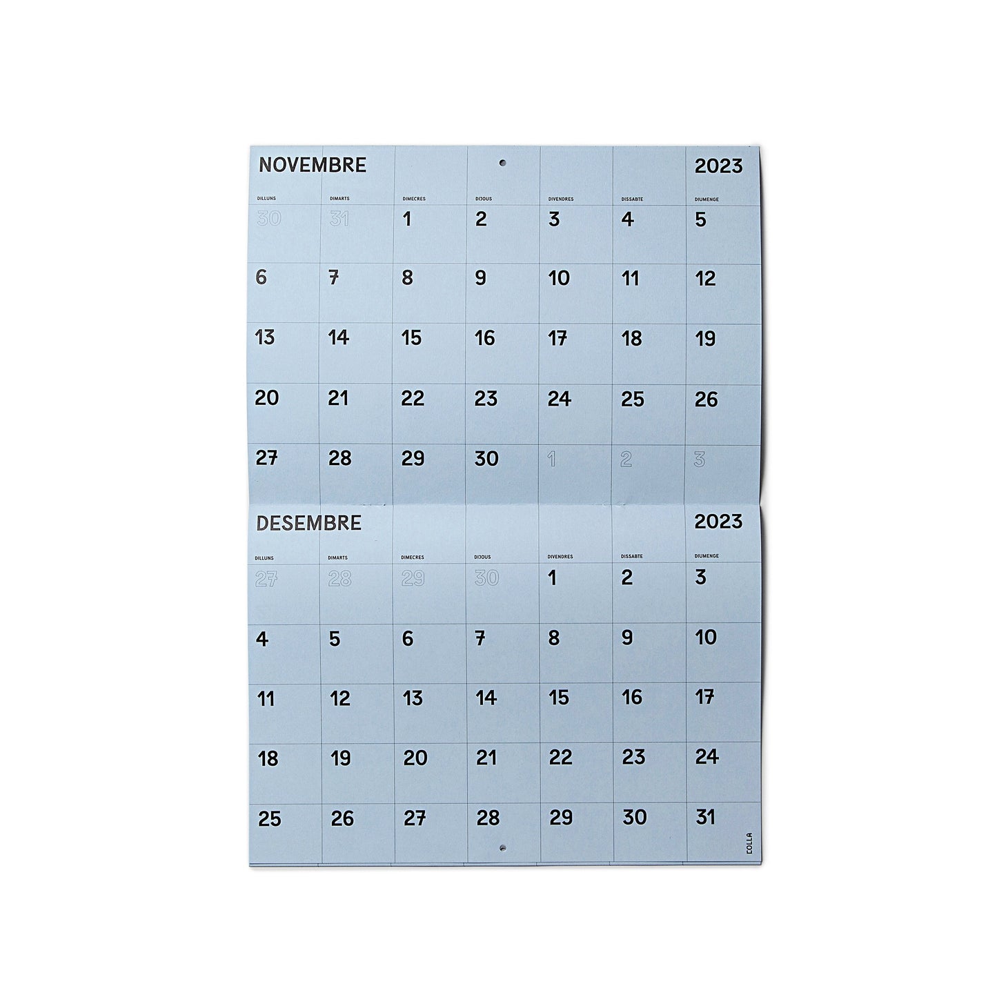 CALENDARI ESCOLAR 2023/24 ● DOS MESOS VISTA (CAT/VAL)