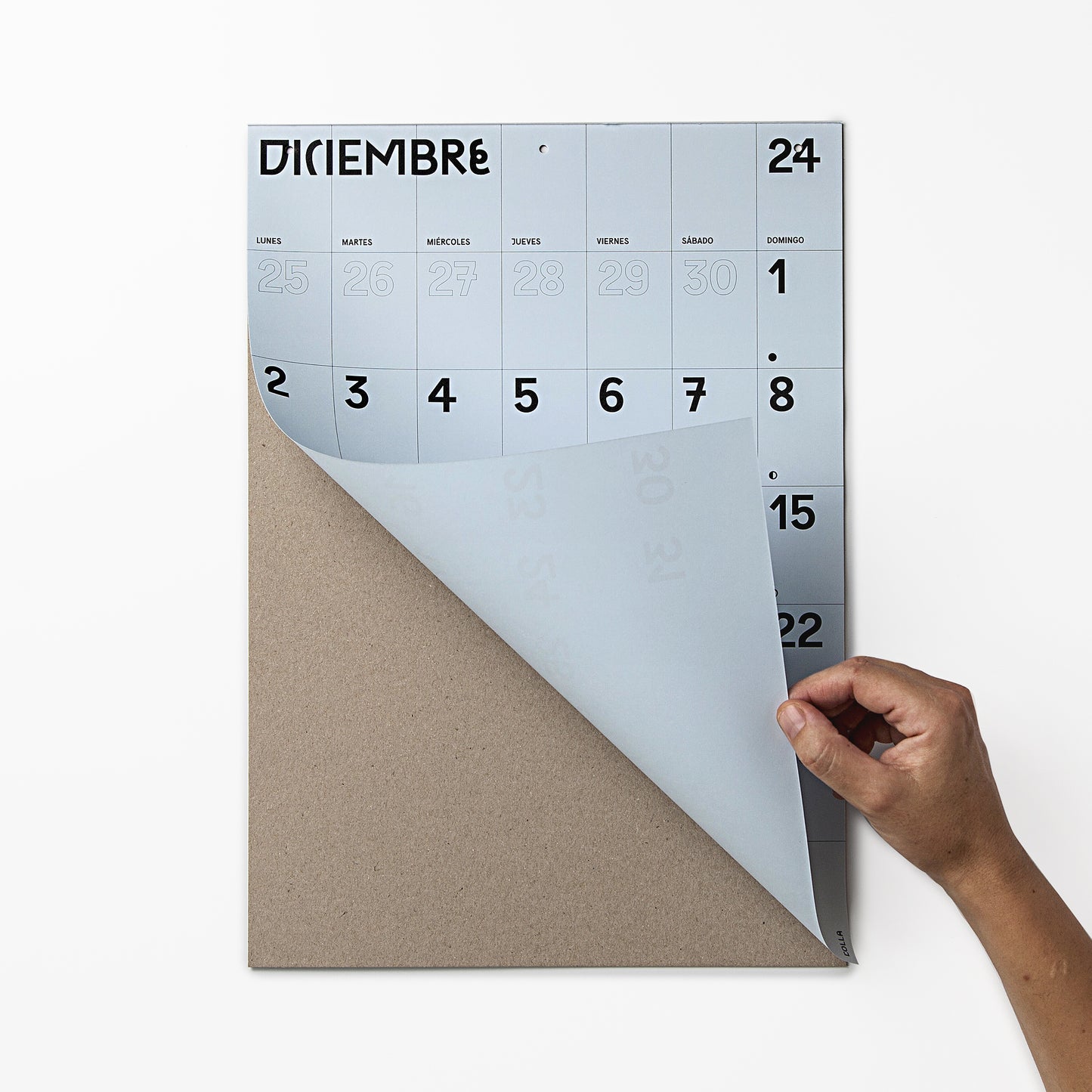CALENDARIO PARED 2024 ● AZUL CLARO