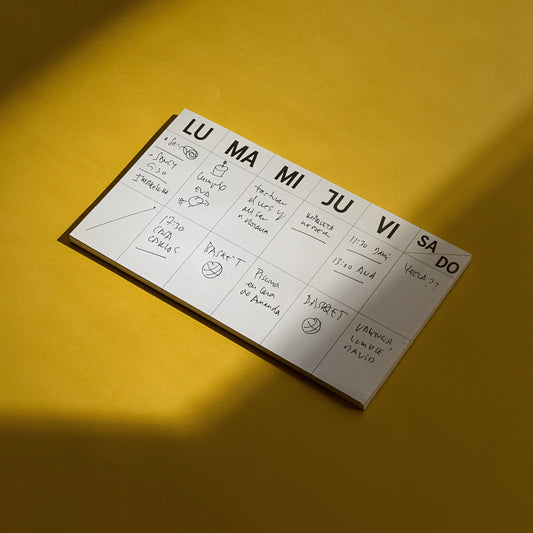 PLANNER SEMANAL ATEMPORAL