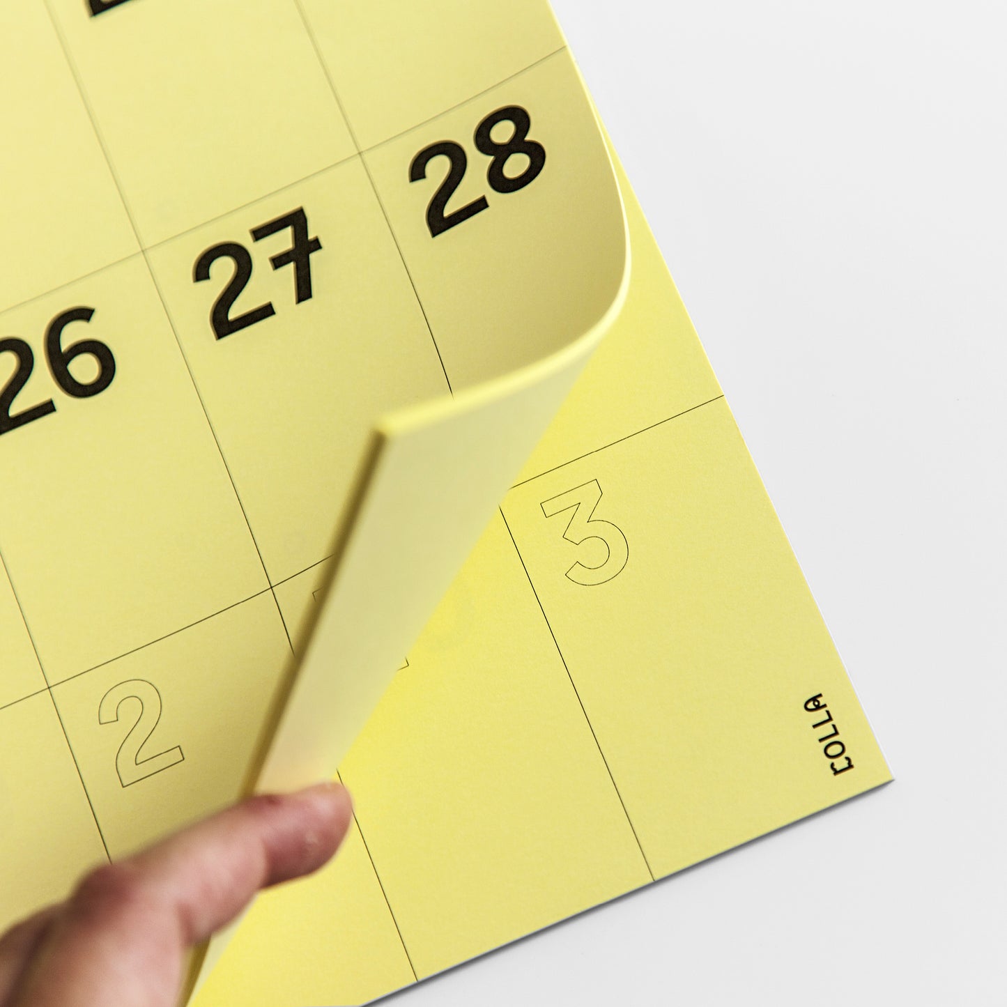 CALENDARIO PARED 2024 ● AMARILLO CLARO
