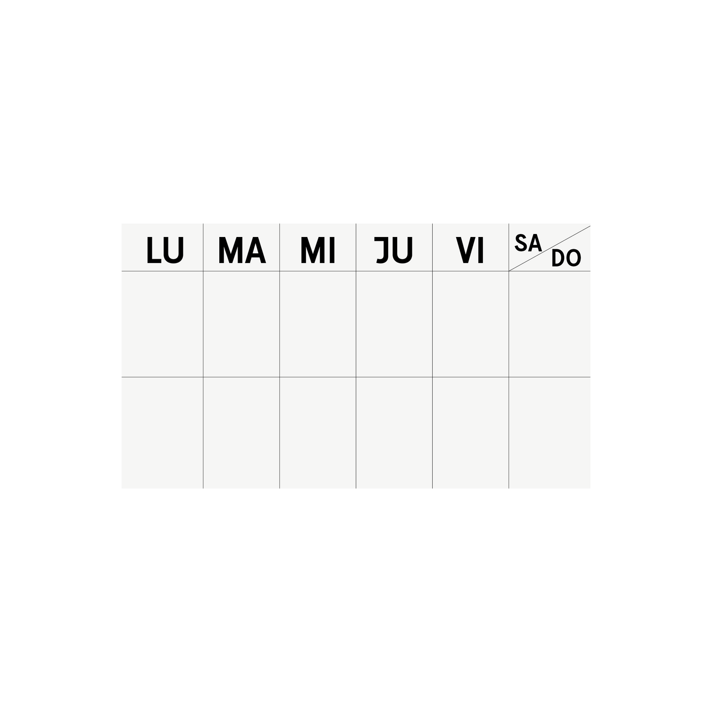 PLANNER SEMANAL ATEMPORAL