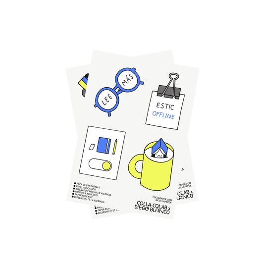 PACK PEGATINAS ● DIEGO BLANCO