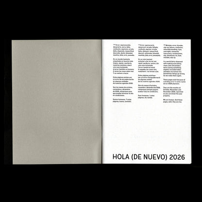 CUADERNO ● OCT / NOV / DIC 2026