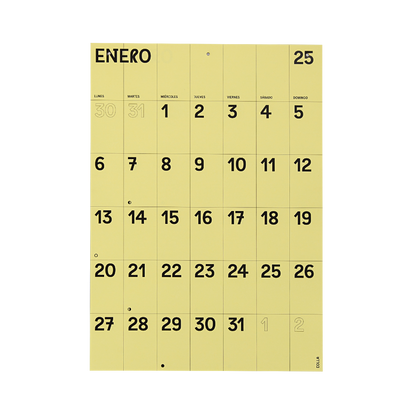 CALENDARIO PARED 2025 (CAST)