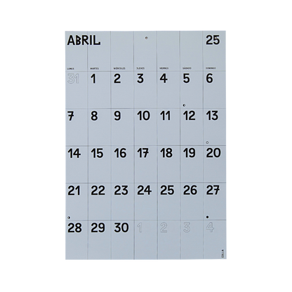 CALENDARIO PARED 2025 (CAST)