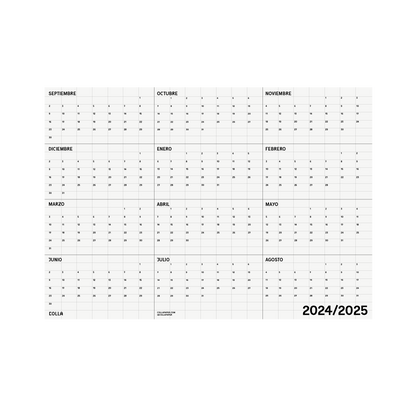 CALENDARIO PÓSTER 2024/2025